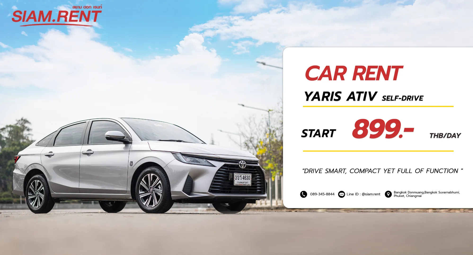 Budget car rental Chiang mai