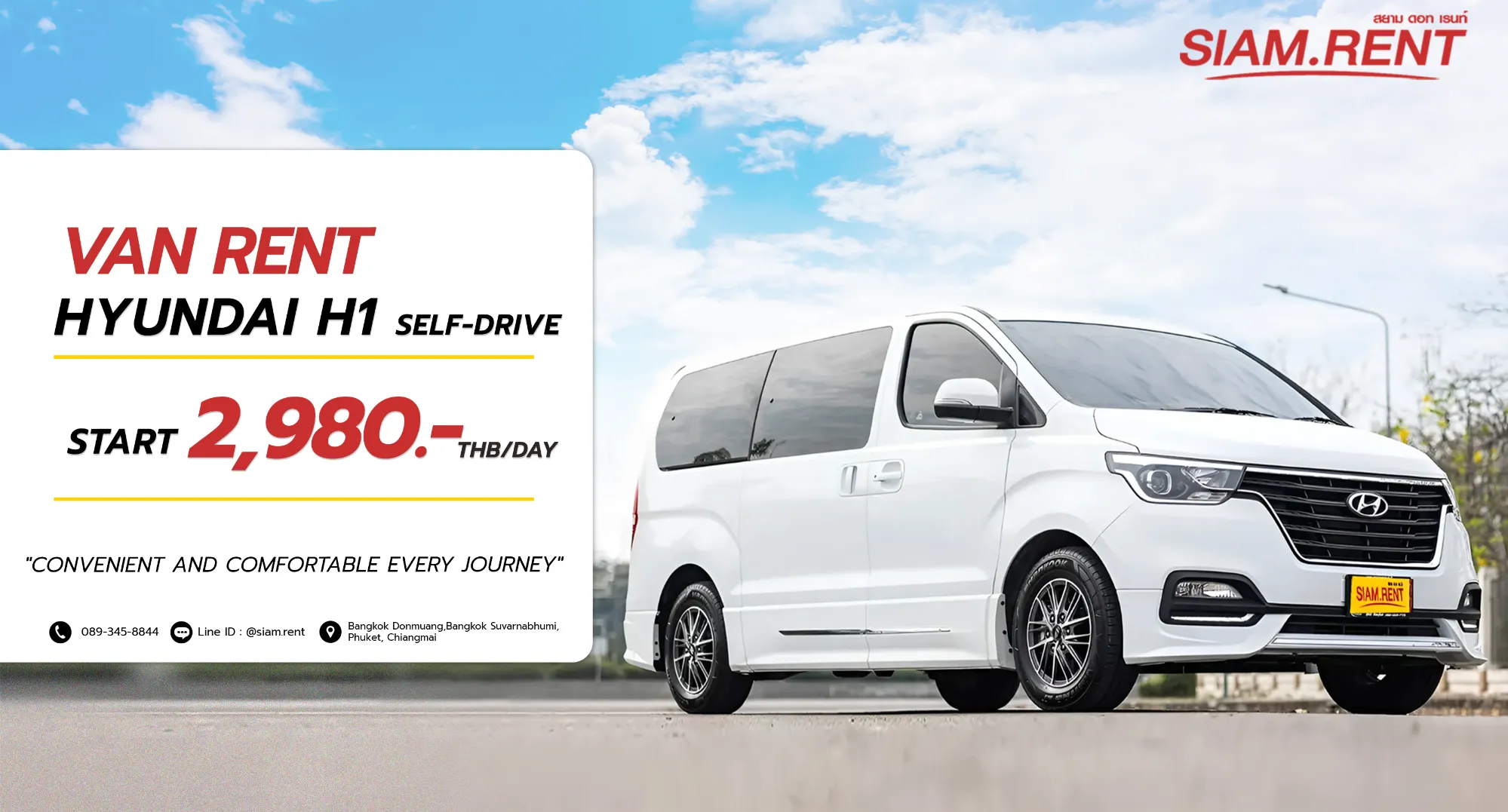 rent hyundai h1 chiang mai