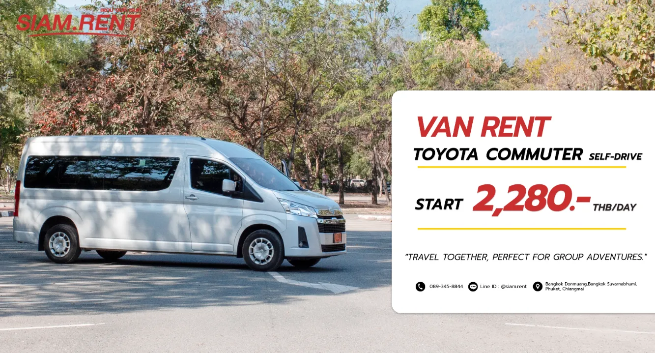 Rent Toyota Commuter Chiang Mai, Bangkok, Phuket