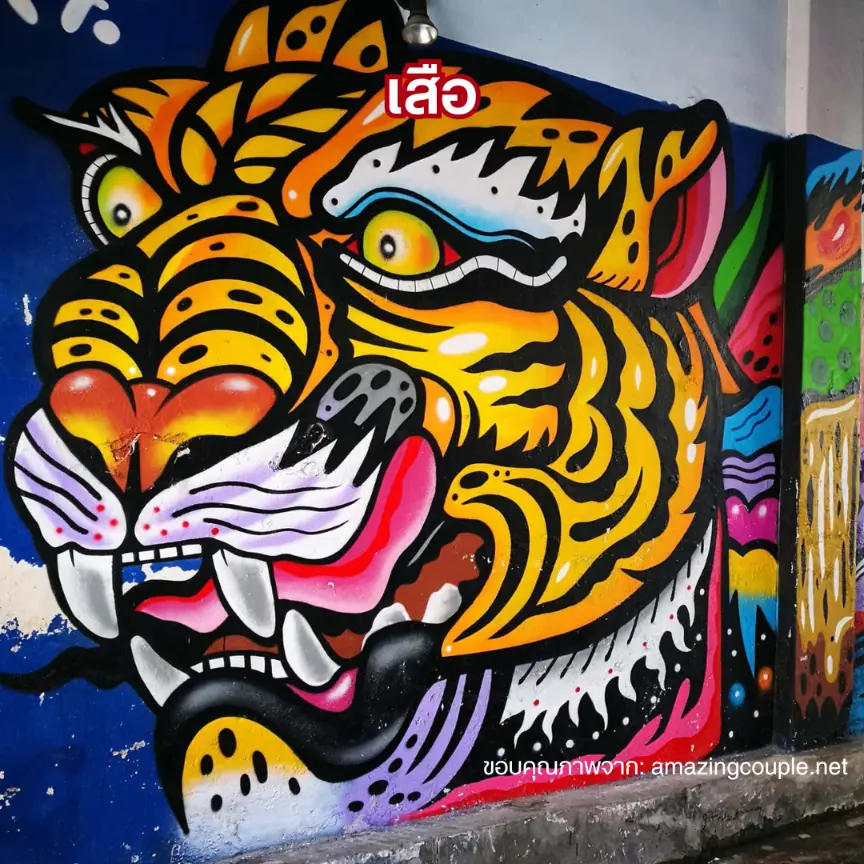 ที่ถ่ายรูปภูเก็ต: เสือ โดย P7 ทางเข้าที่จอดรถโรงแรมสินทวี