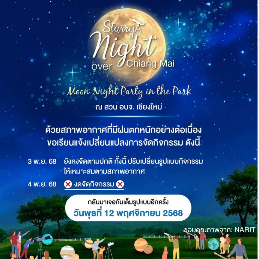 Starry Night over Chiang Mai 12 พฤศจิกายน 2568