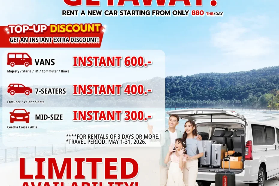 long term car rent promotion
