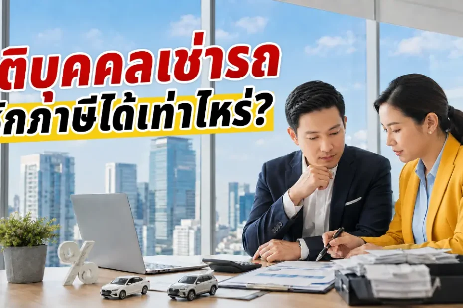 นิติบุคคลเช่ารถ หักภาษีได้เท่าไหร่? เจาะลึกกฎหมายภาษีอัปเดตปี 2569