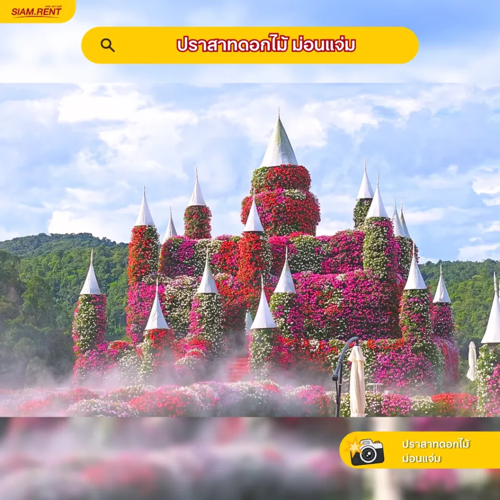 ปราสาทดอกไม้ ม่อนแจ่ม