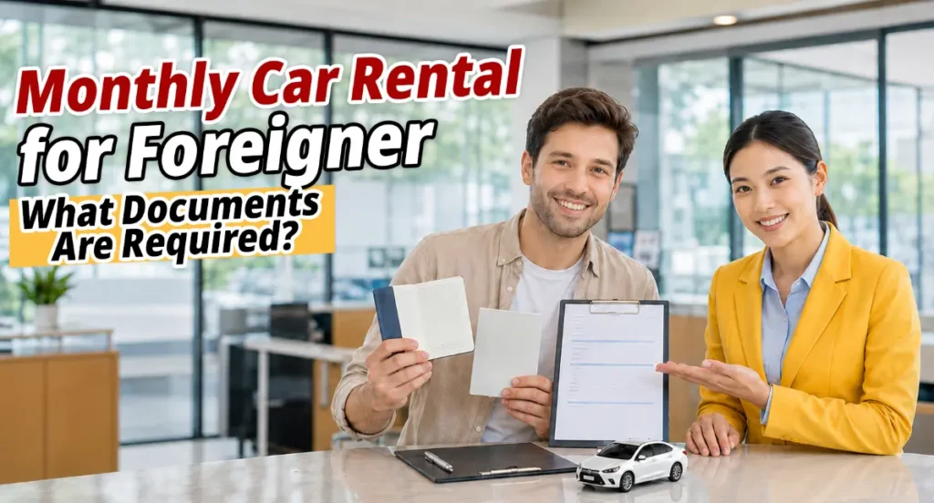 What Documents Are Needed for a Monthly Car Rental for Foreigners in 2026? An All-in-One Update