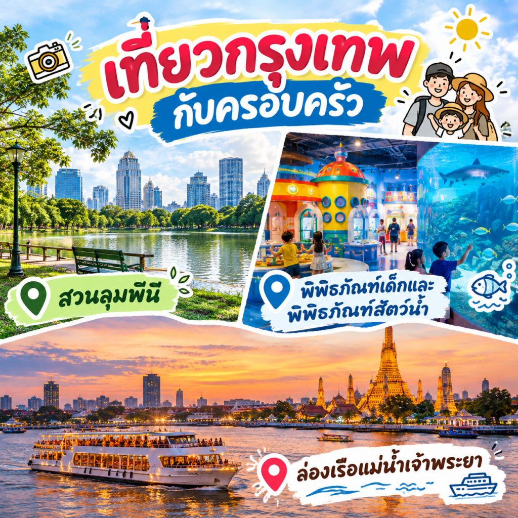เที่ยวกรุงเทพกับครอบครัว​